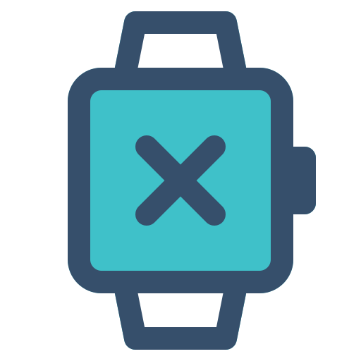 Delete, smart, smart watch, watch icon